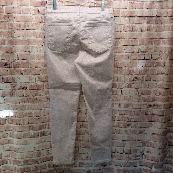 POPSUGAR Leopard Print Skinny Jeans Size 8 - Picture 7 of 12